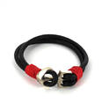 Armband aus Leder mit Anker