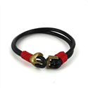 Armband aus Leder mit Anker